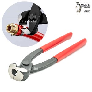 DELUXE 귀밴드 플라이어 집게 용도/호스밴드펜치 클램프 호스고정 배관공구