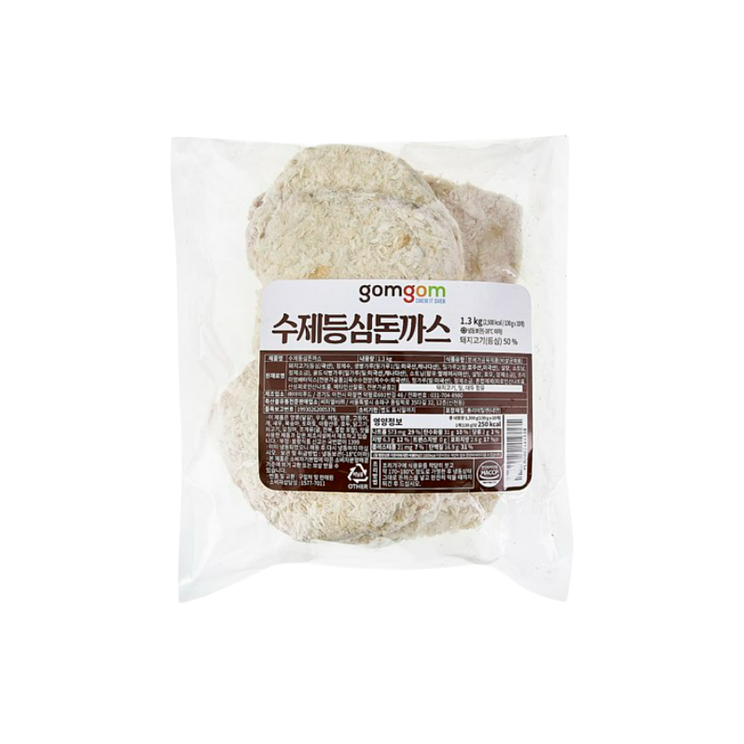 곰곰 수제등심돈까스 냉동