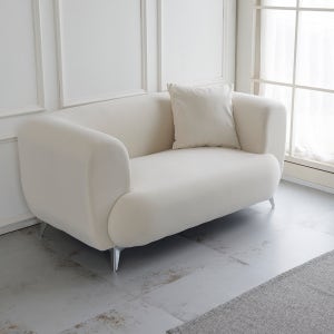 루나 2인용 패브릭소파+쿠션 /카페2인용소파