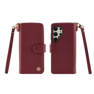 갤럭시S26 울트라 J2L 링코 오브제 소가죽 지퍼 다이어리 케이스