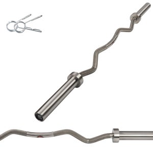 스테인레스 이지바 1400 풀스텐 이지 컬 바 바벨봉 역기 EZ바 올웨이트 MZ 중량 컬봉