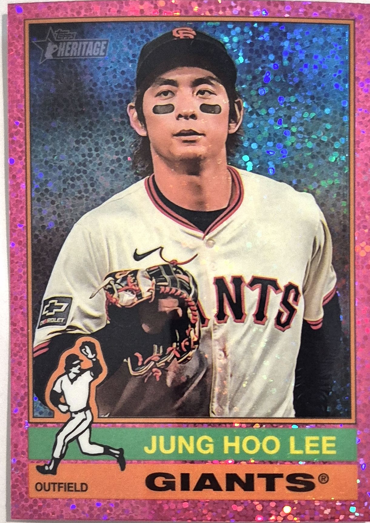 이정후 야구카드 탑스 핑크스파클 2025 MLB카드 6411