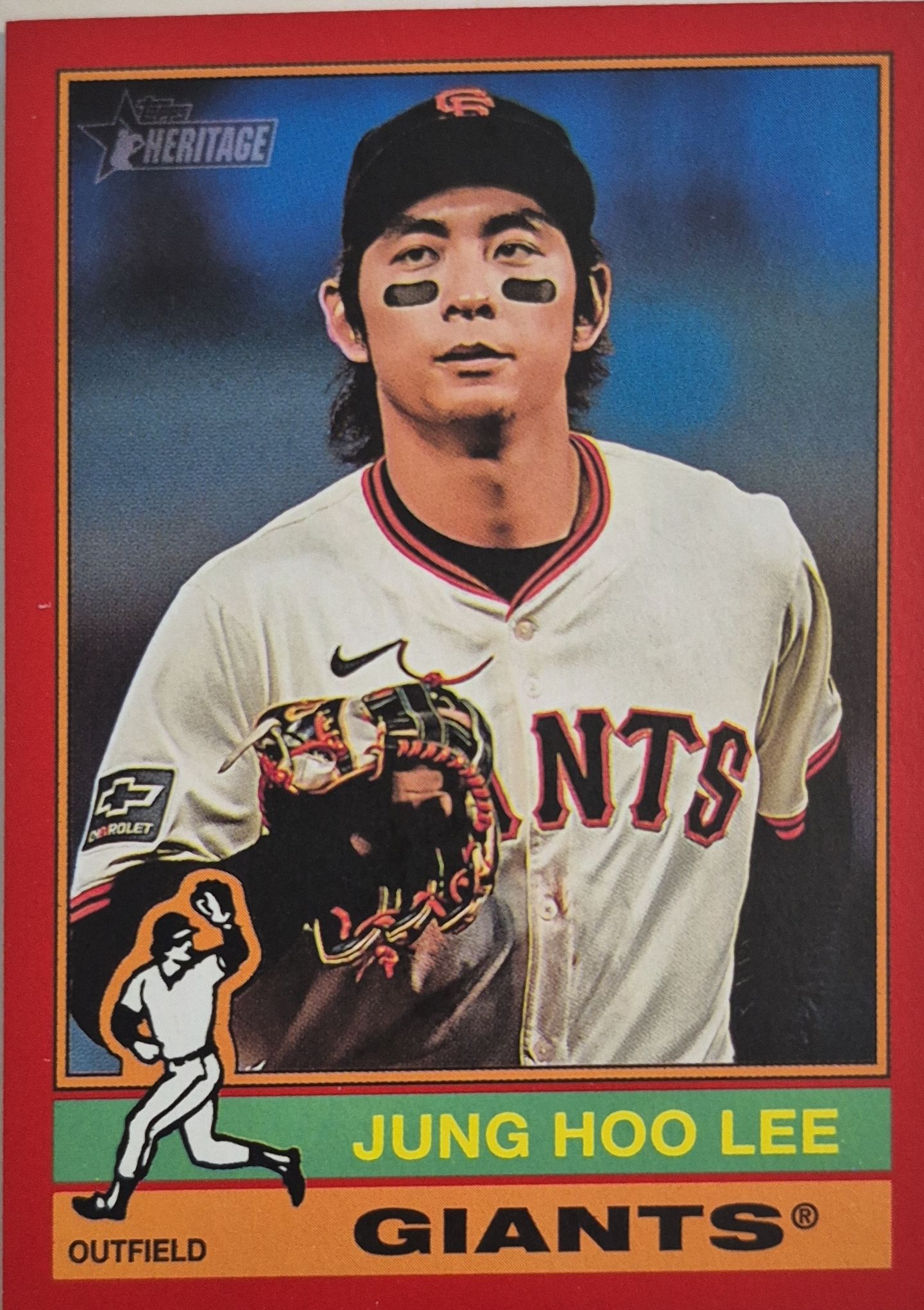 이정후 야구카드 탑스 레드 2025 MLB카드 6321