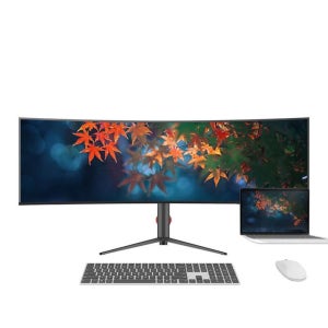 49인치모니터 커브드 울트라와이드 화면 게이밍 주식 사무용