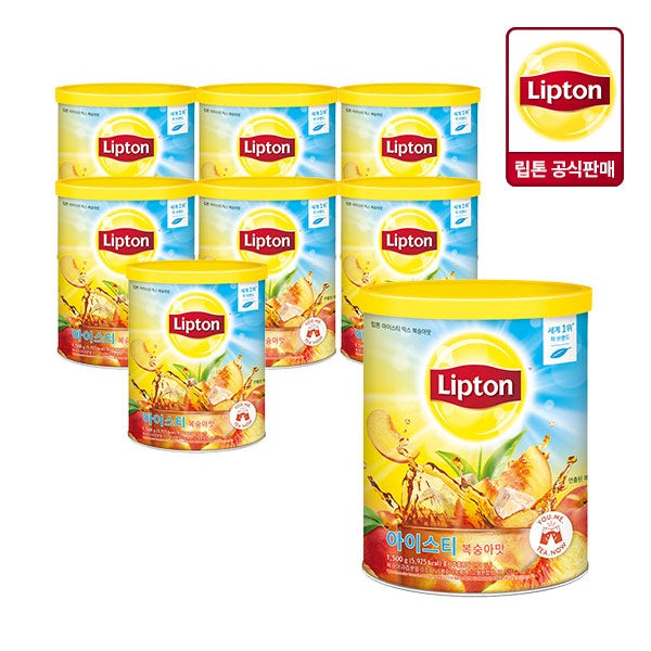 립톤 아이스티 복숭아 1.5kg x 8개