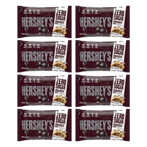 허쉬 제로 슈가 어소트 초콜릿 베이킹 칩스 226g 8개