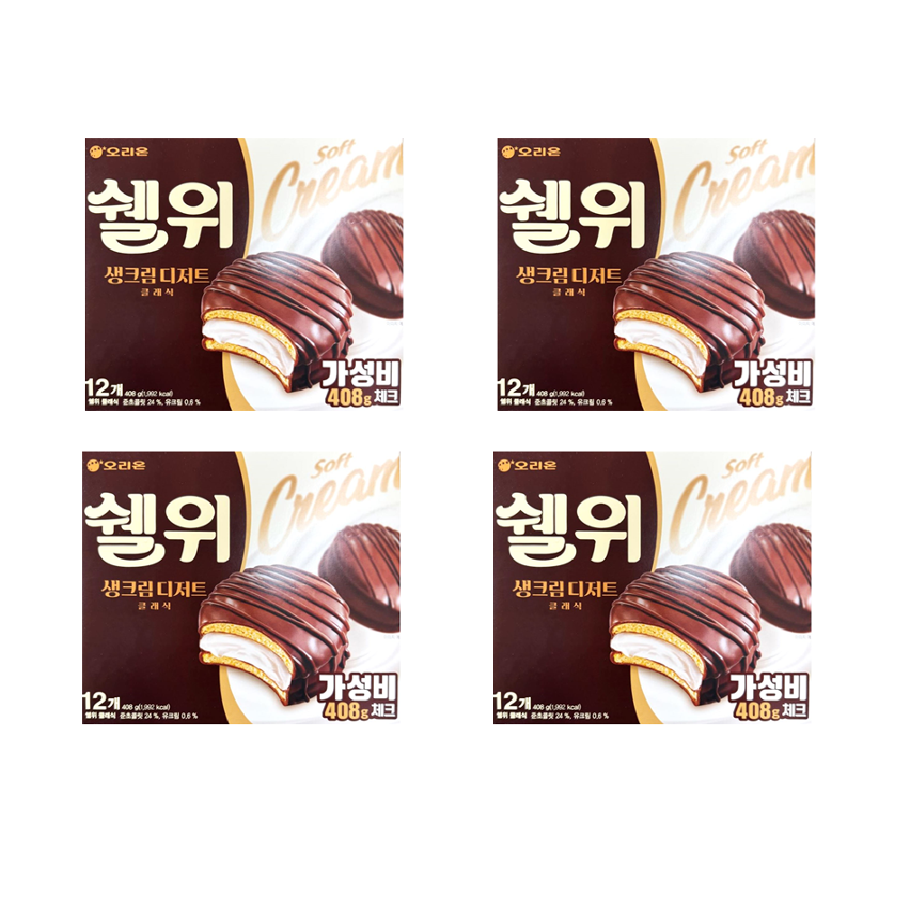 오리온 쉘위 클래식 408g x 4개 (11,970원) (무료)