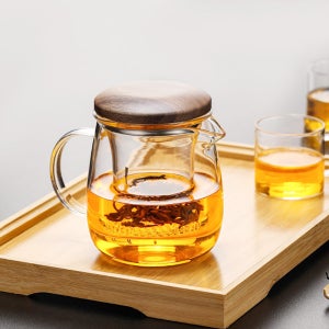 57도씨 우드 티팟 티메이커 티포트400ml