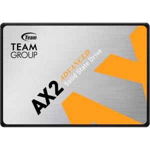 TEAMGROUP AX2 256GB 3D NAND TLC 2.5인치 SATA III SSD (최대 읽기 속도 520MB/s) 노트북 및 PC 호환 T253A3256G0C101