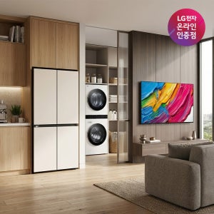 LG 디오스 냉장고 + LG 트롬 워시타워 + LG QNED AI (T876MEE111 + W2421WAMR + 75QNED75AEA)