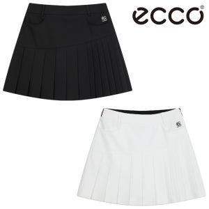 에코 골프웨어 여성 골프 치마 허리 밴딩 A라인 변형 플리츠 스커트 SACSK2141