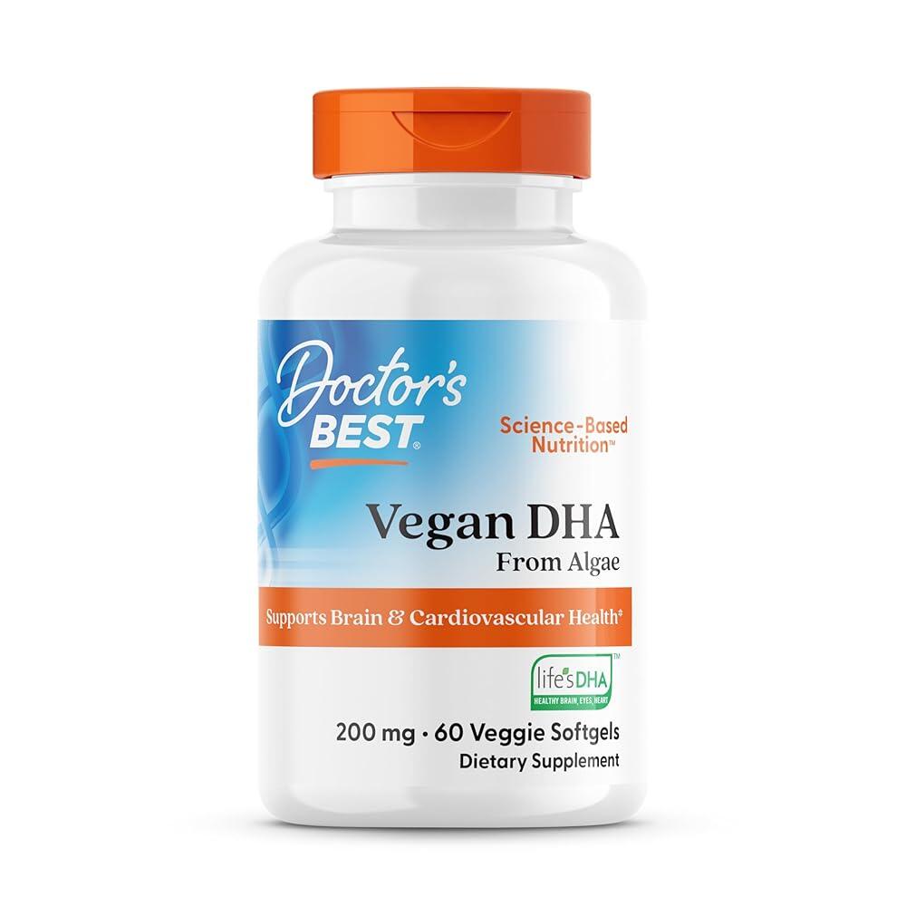 닥터스베스트 비건 DHA 200mg 소프트젤 60정 영양제 Doctors Best