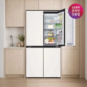 LG 오브제컬렉션 매직스페이스 냉장고 1등급 베이지 T876MEE111