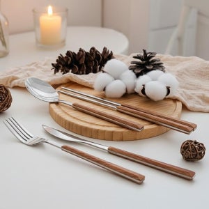 우드커트러리 감성 모던 빈티지 양식기세트