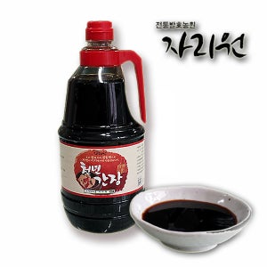 국산콩과 국산천일염으로 경주 자리원 국산 전통 재래식 시골 집 간장 천년간장 조선간장 1.8L, 1개