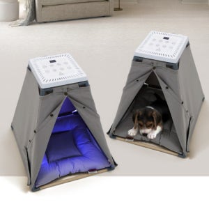 강아지 텐트 애견 하우스 고양이 숨숨집 강아지 집 UV살균 난방 개집