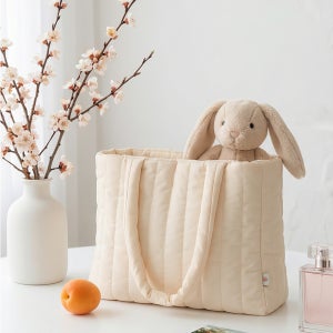 채비담 국산 가벼운 대용량 누빔 기저귀가방