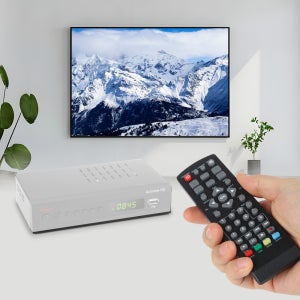 디지털 TV수신기 셋톱박스 공중파 셋탑박스 FHD수신기 전용리모컨