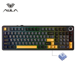 AULA F99 Pro 무선 RGB 기계식 키보드 그리고 벡터 별 축