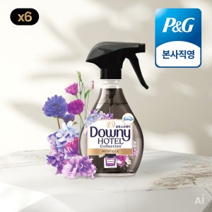 다우니 호텔 컬렉션 섬유향수 미스티크향 본품 370ml 6개 섬유탈취제