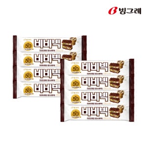 빙그레 비비빅 아이스크림 팥시루떡, 70ml, 24개