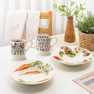 엠마브릿지워터 2인 스프플레이트 머그 세트 4p