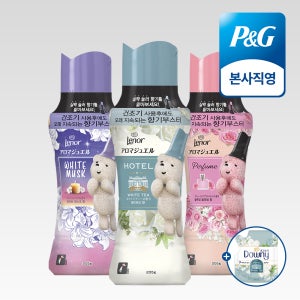 다우니 레노아 향기 부스터 패밀리팩 205g 3개(향기 선택 가능) + (증정) 섬유유연제 200ml 샘플 1개