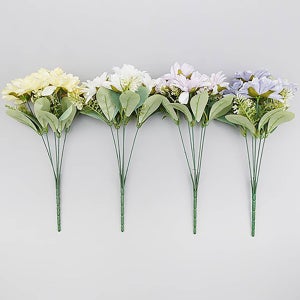 조화 파스텔 다알리아 달리아 부쉬 39cm 24개