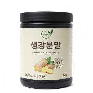 국산 생강차 생강가루 분말 250g, 3개