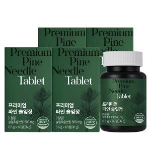 이롭핏 프리미엄 파인 솔잎정 60정, 4개