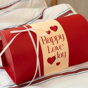 발렌타인데이 띠지 화이트데이 선물포장 답례품 종이 띠지