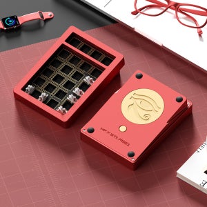 WEIKAV STARS21 기계식 숫자 넘버 텐키 알루미늄 키패드 베어본 레드 SF