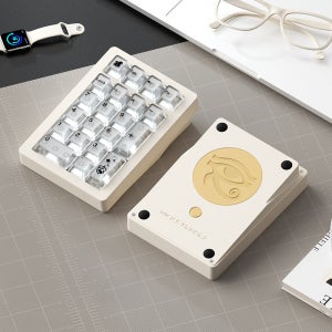 WEIKAV STARS21 기계식 숫자 넘버 텐키 알루미늄 키패드 완제품 체리화이트 SF - 화이트블랙