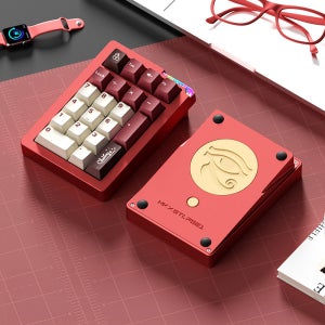 WEIKAV STARS21 기계식 숫자 넘버 텐키 알루미늄 키패드 완제품 레드 - 체리