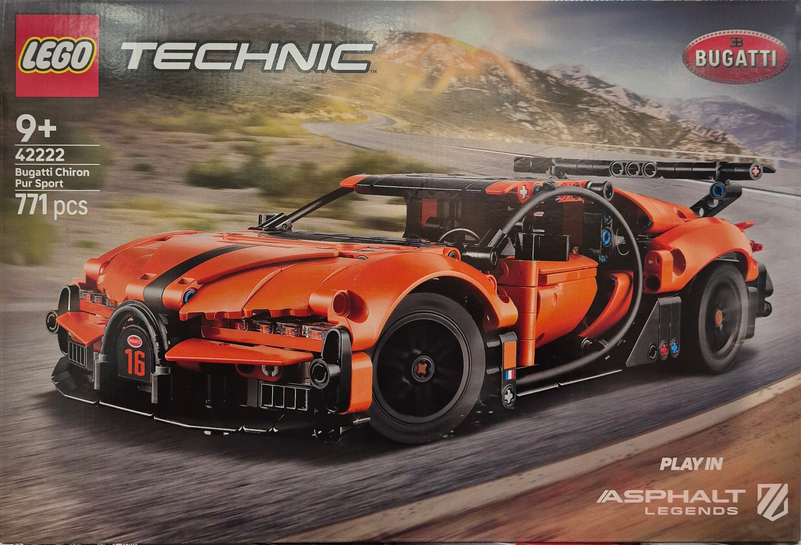 레고 테크닉 Bugatti Chiron Pur Sport 하이퍼카 42222