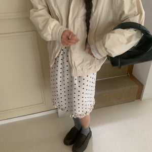 (네이비당일) Avid 아비드 게리 블루종 점퍼 자켓 밴딩 jk