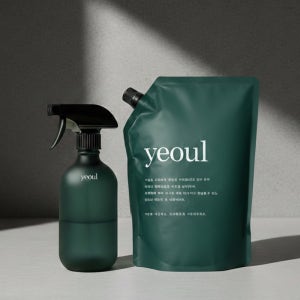 여울숲 천연 솔향 피톤치드 편백수 스프레이 2L 리필형 세트