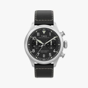타이맥스 워터베리 에이스 크로노그래프 남자가죽시계 41mm TW2Y19000