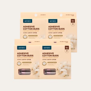 [총200개] 마더케이 신생아 유아 점착면봉 50개입, 4개