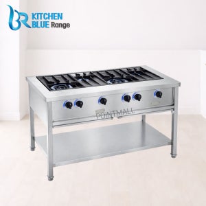 신용산업 키친블루 4구렌지 1200 가스레인지 자동점화 간텍기 화구