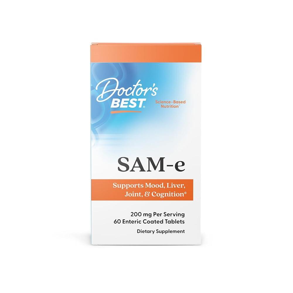 닥터스베스트 SAM-e 200mg 태블릿 60정 영양제 Doctor’s Best