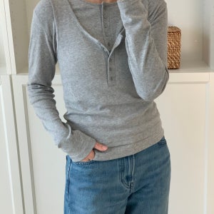 버튼 나시세트 레이어드 티셔츠 베러모먼트