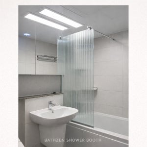 욕실 욕조위(조적위) 파티션 봉 마감형 AG-304