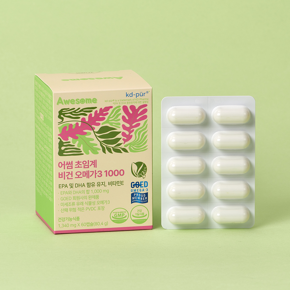 어썸 초임계 <b>비건</b> <b>오메가3</b> 1000