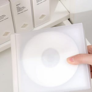 CD보관함 DVD케이스 공케이스 수납파우치 대용량정리함 앨범형 24장 화이트