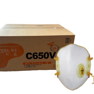 크린탑 C650V 방진마스크 보형물 분진 1박스(120개)