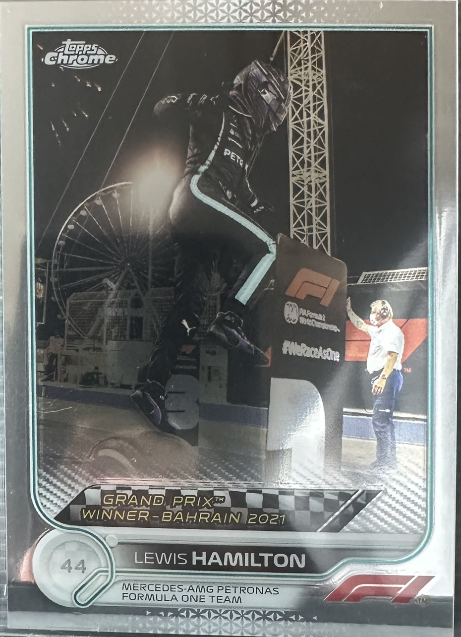 2022 F1 루이스 해밀턴 TOPPS CHROME 카드 탑스 크롬