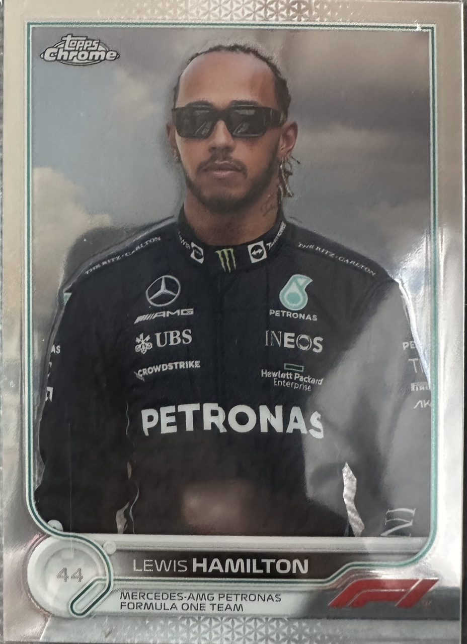 2022 F1 루이스 해밀턴 TOPPS CHROME 카드 탑스 크롬