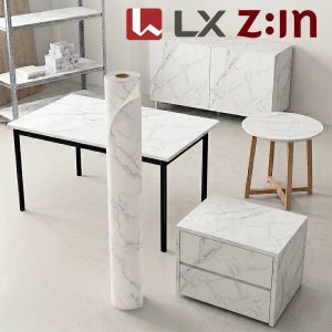 LX 대리석 인테리어필름 시트지 상판 식탁 테이블 주방 현관문 리폼 대리석스톤122cmX20cm