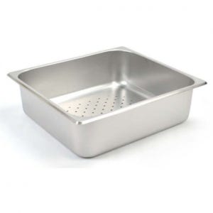 스텐 밧드 타공 트레이 업소 야채 받드 밧트 2/3 4in